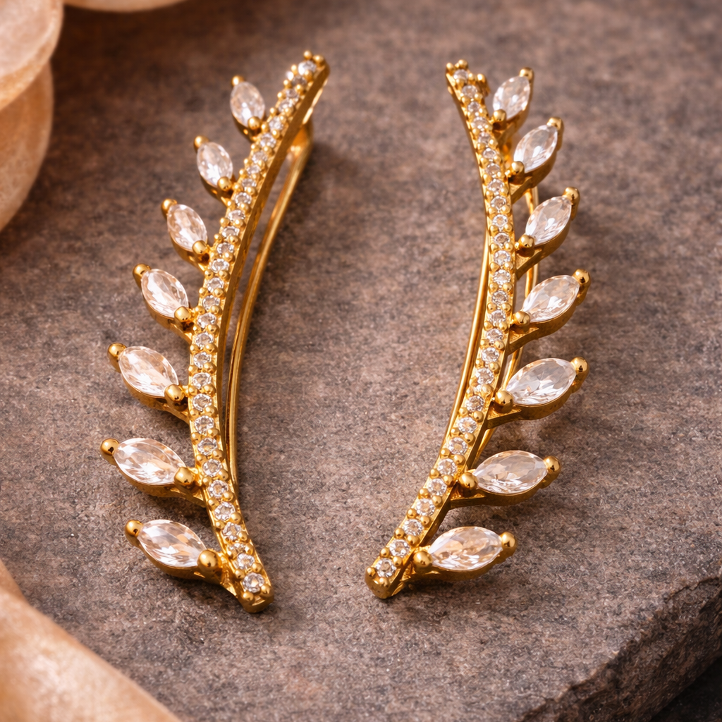 Leaf Curve AD Earcuff