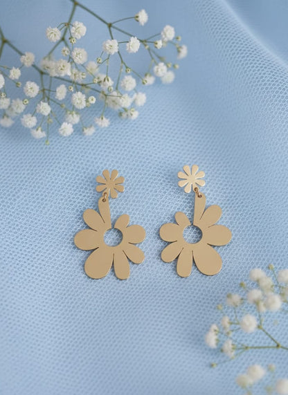 The Retro Bloom Drop Earrings