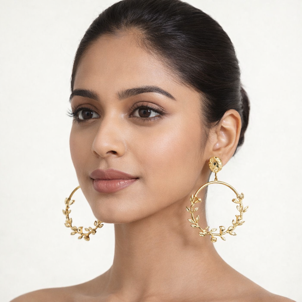 The Ultimate Oversized Floral Statement Earrings