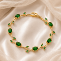 Emerald Tulip Bracelet