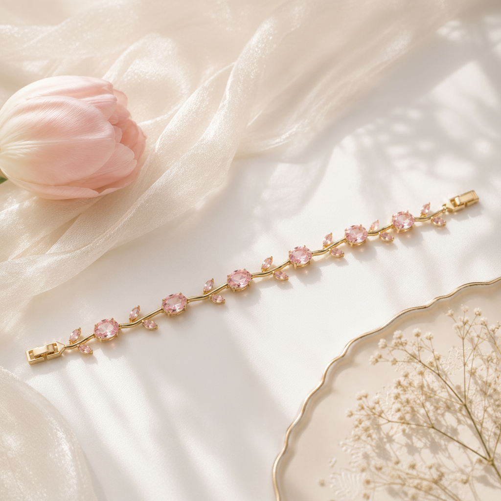 Pretty in pink Tuplip Bracelet