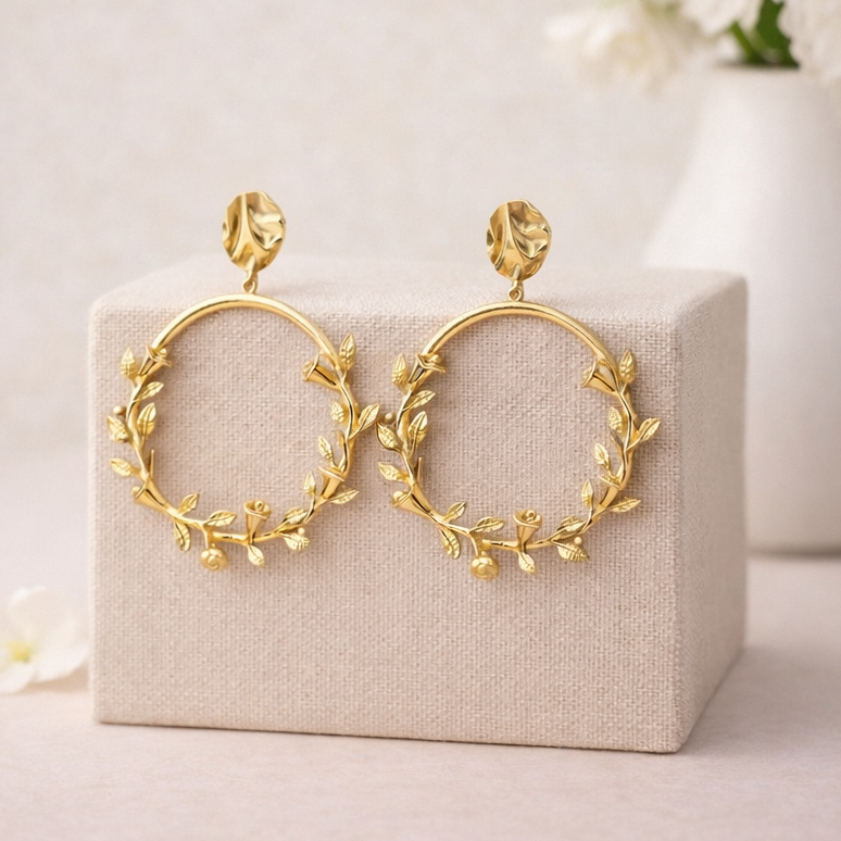 The Ultimate Oversized Floral Statement Earrings