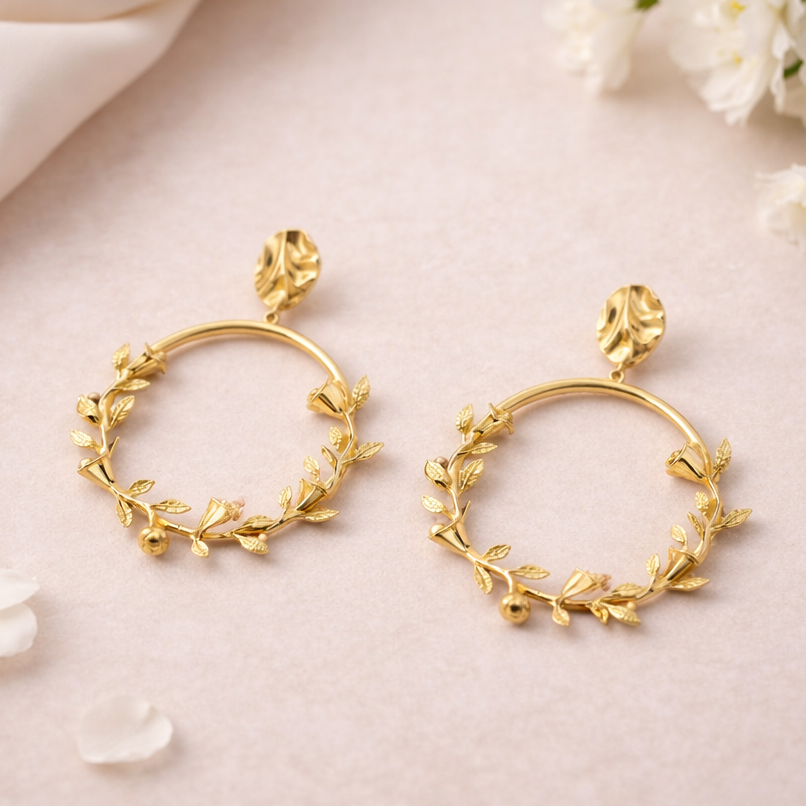 The Ultimate Oversized Floral Statement Earrings