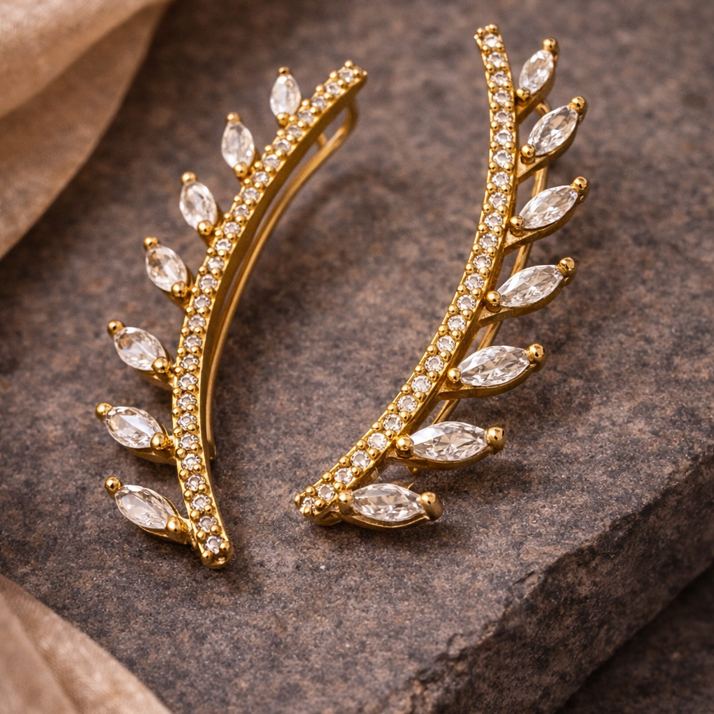 Leaf Curve AD Earcuff