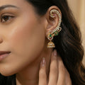 Regal Vine AD Jhumka Earcuff