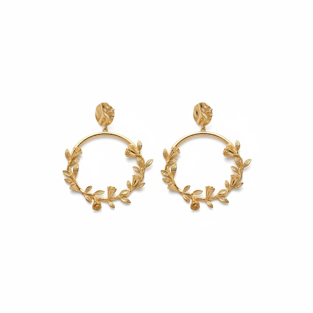 The Ultimate Oversized Floral Statement Earrings