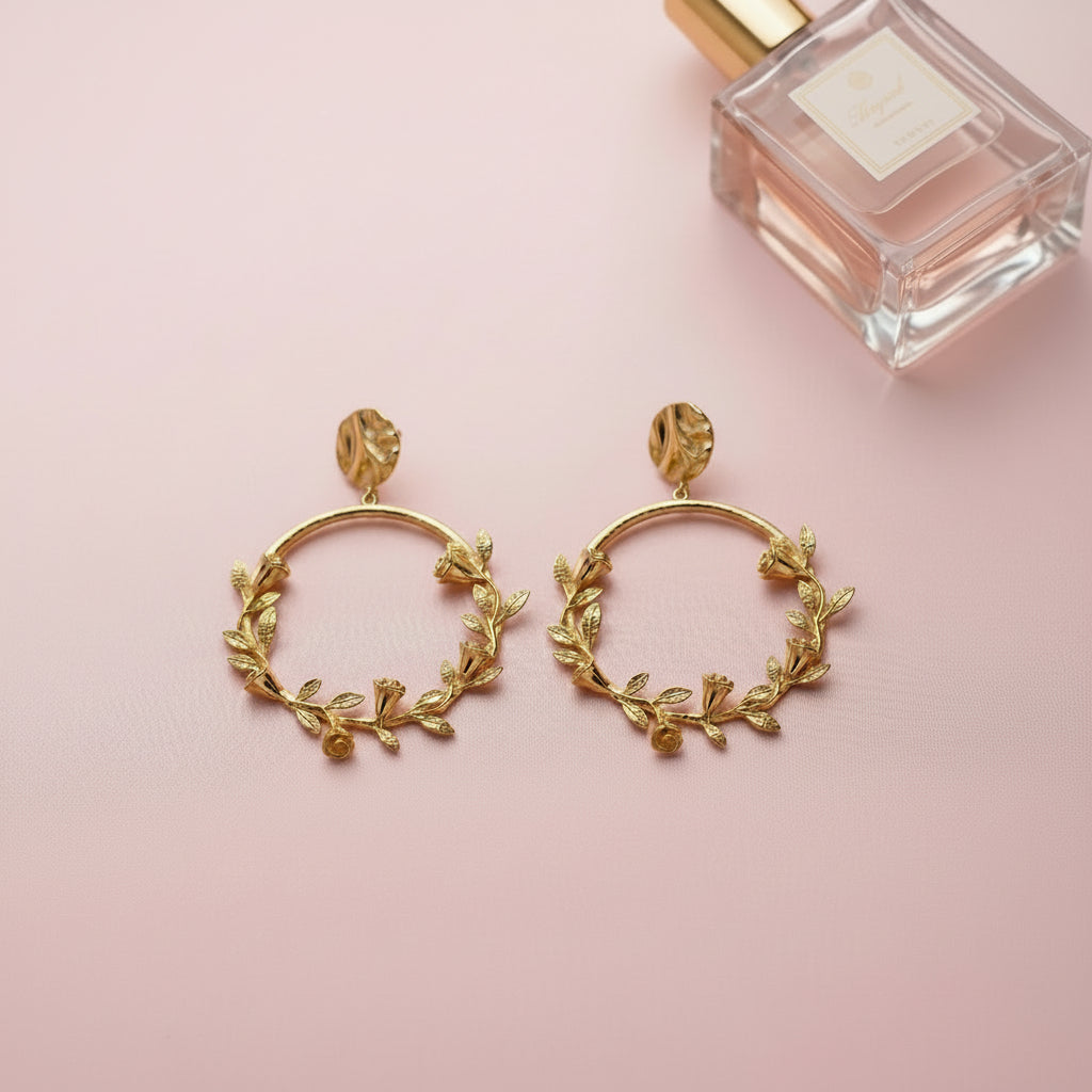The Ultimate Oversized Floral Statement Earrings