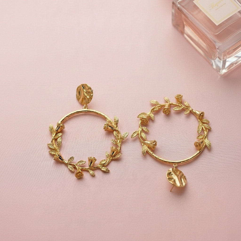 The Ultimate Oversized Floral Statement Earrings