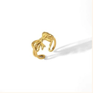 Bow Themed Adjustable Ring