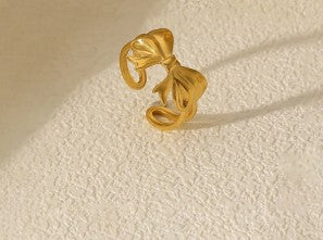 Bow Themed Adjustable Ring