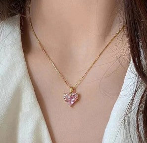 The Pink Sweetheart Glow Necklace