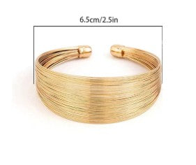 The Modern Muse Wire-Wrapped Cuff