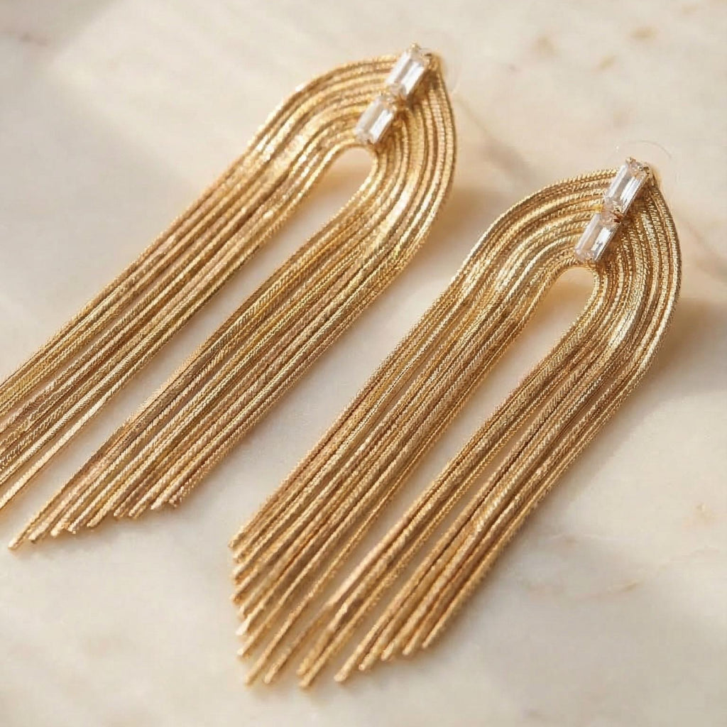 Fluid Grace Tassel Earrings