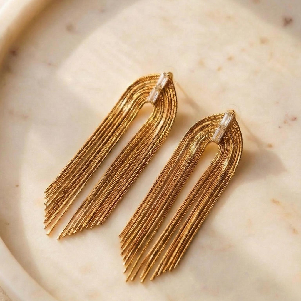 Fluid Grace Tassel Earrings