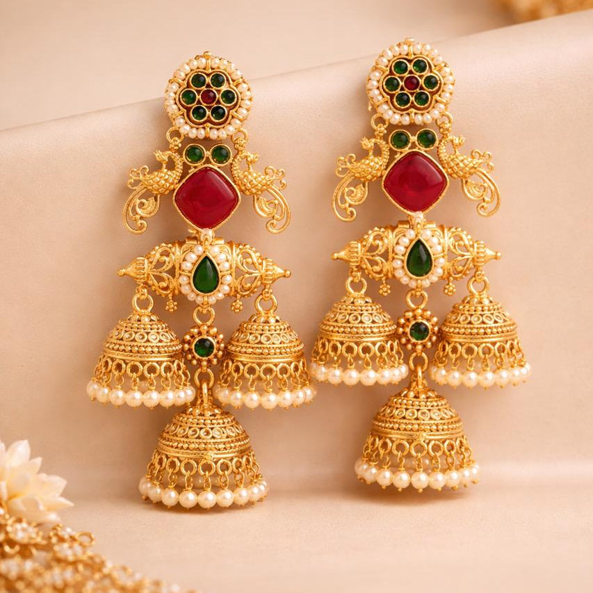 Ishani Royal Cascade Jhumkas