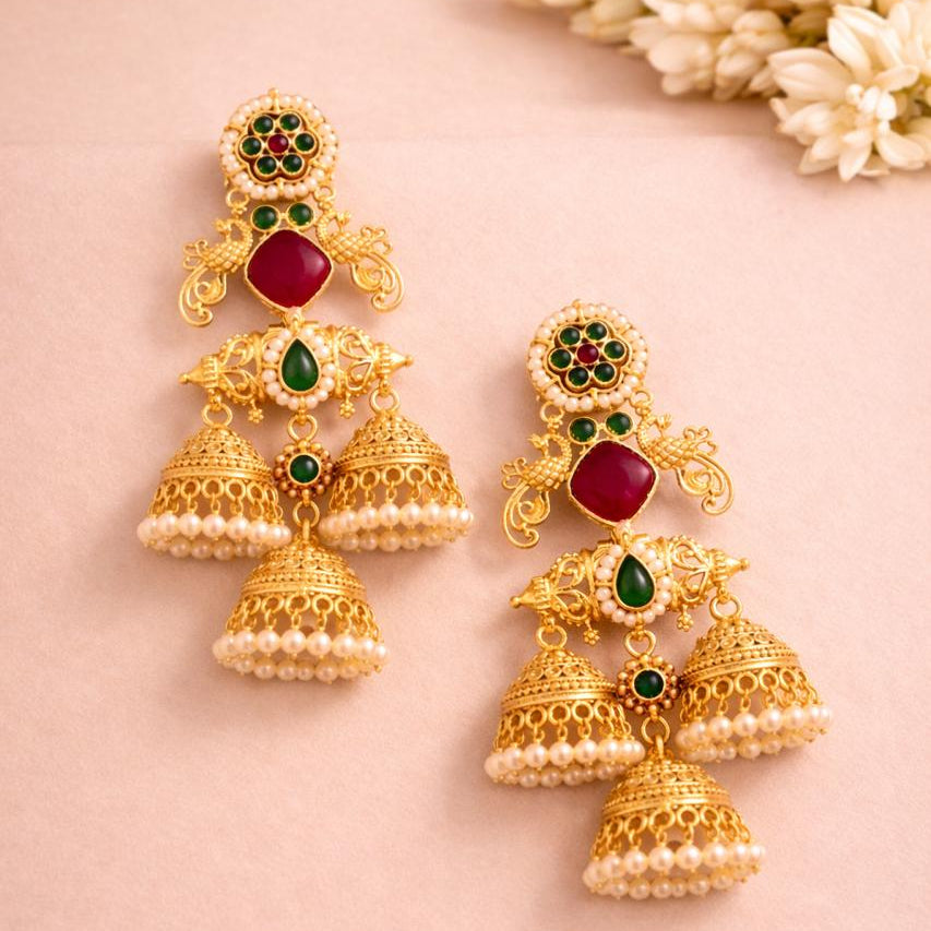 Ishani Royal Cascade Jhumkas