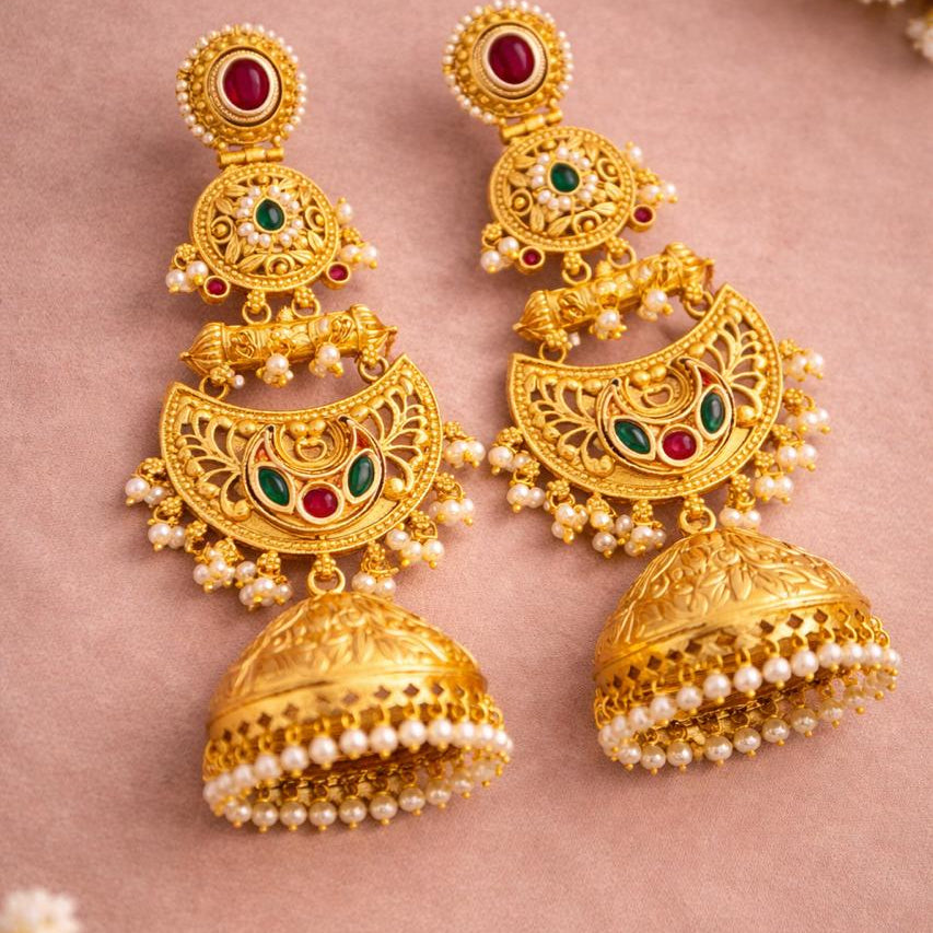 Aadhya Heirloom Jhumkas
