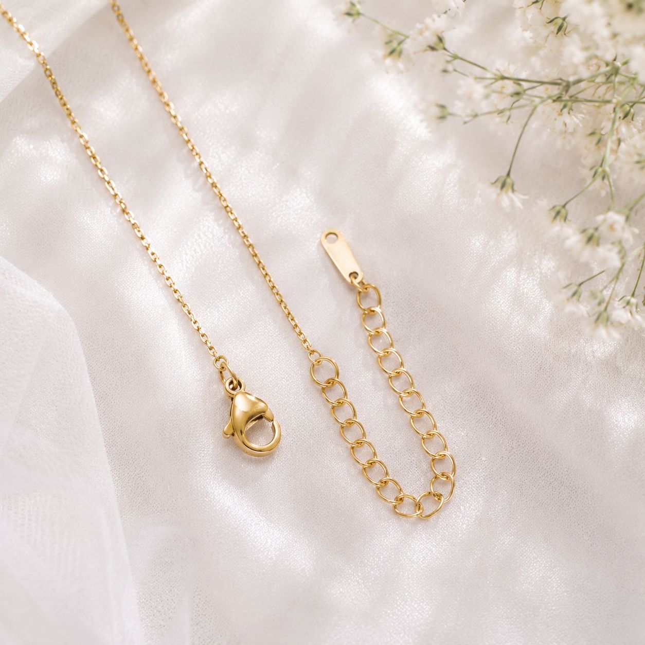 Multi-Shape Geometric Gemstone Vertical Lariat Pendant Necklace | Gold Plated| Anti Tarnish