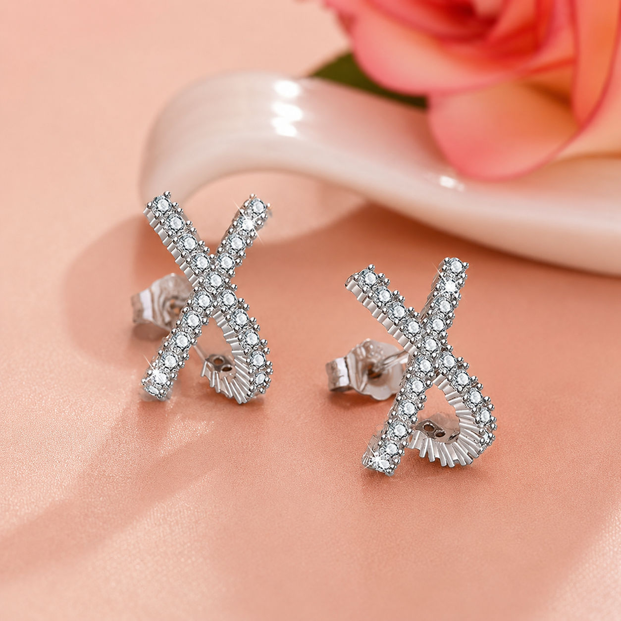 Dainty Crisscross Studs
