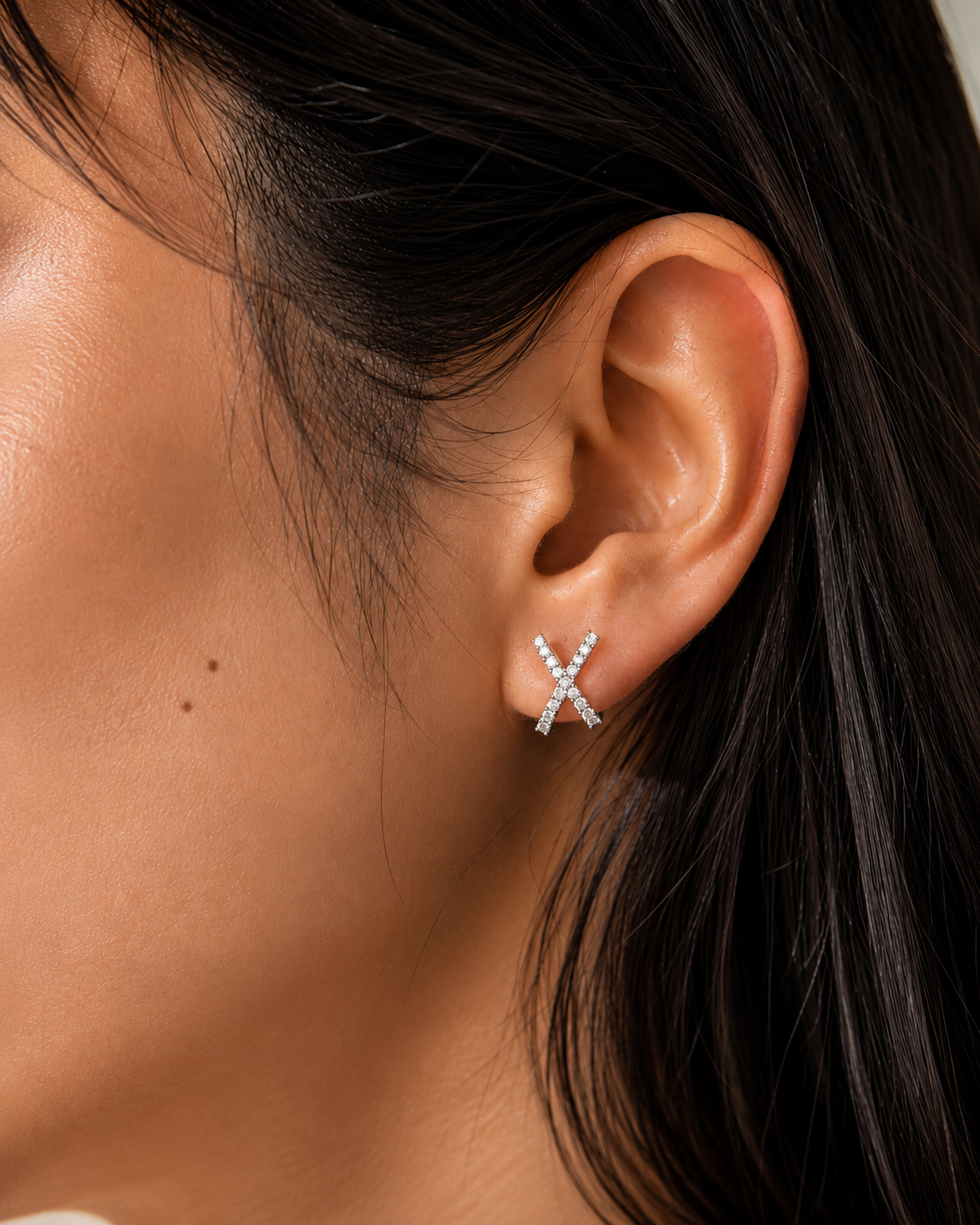 Dainty Crisscross Studs